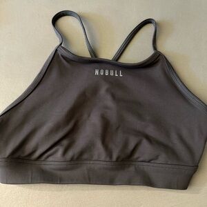 COPY - nobull women’s high neck sports bra size medium dark grey